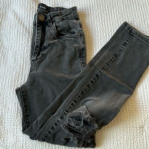 black cotton on mom jeans